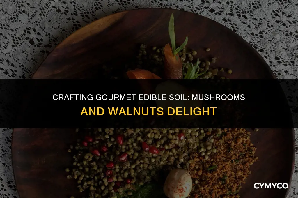 how to make edible soil mushrooms walnuts