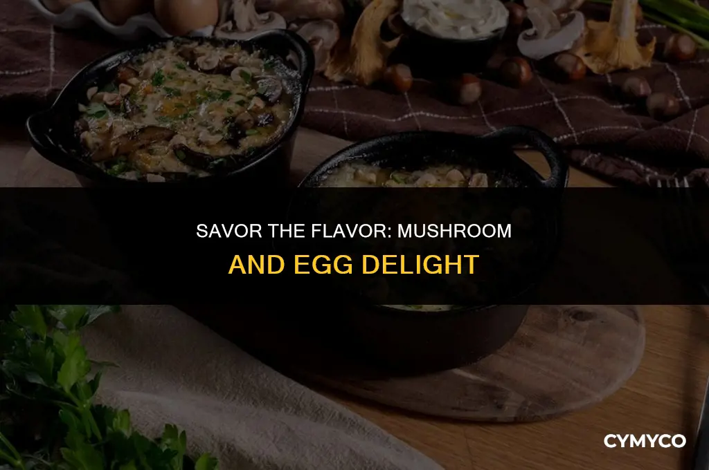 how to make eggs with mushrooms