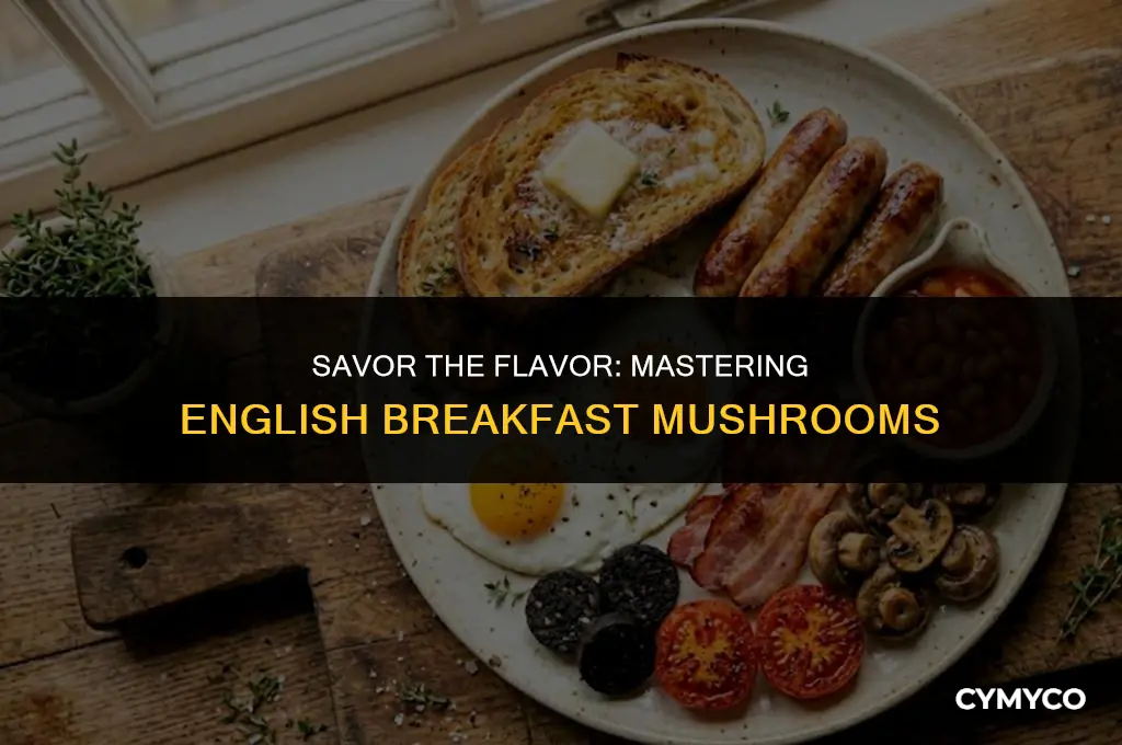 how to make english breakfast mushrooms