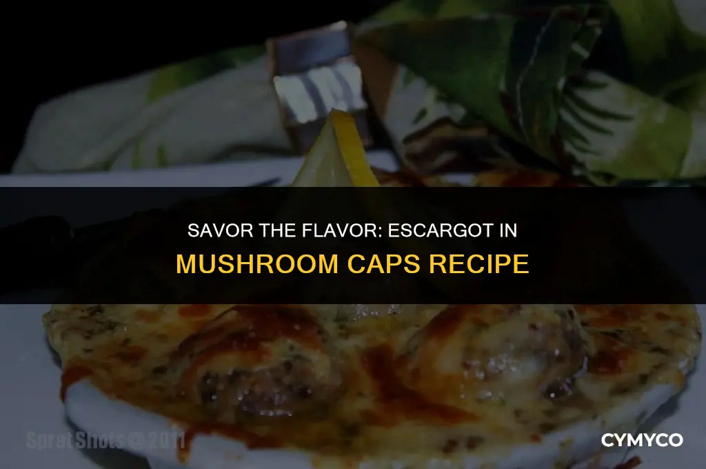 how to make escargot in mushroom caps