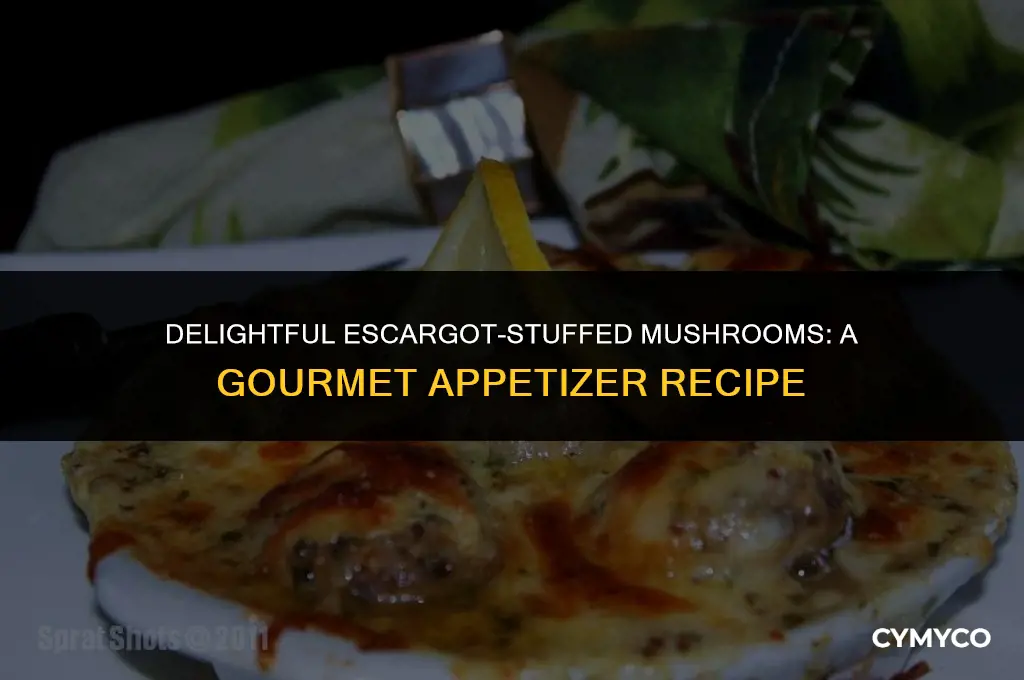 how to make escargot stuffed mushrooms