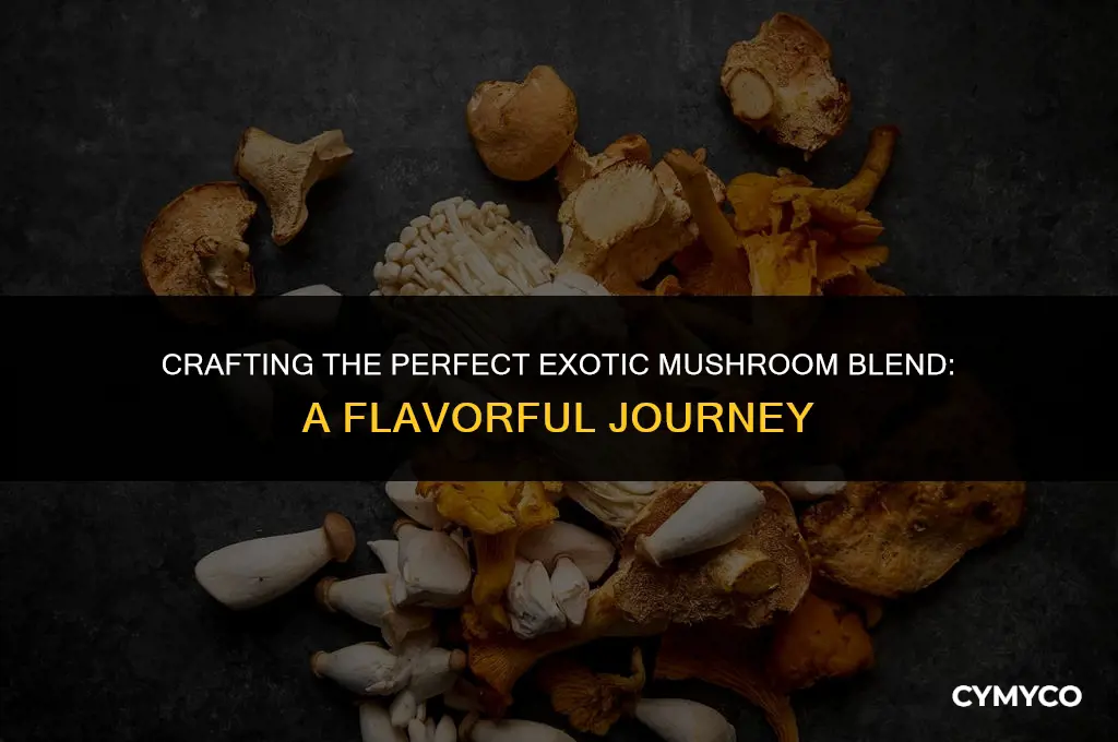 how to make exotic mushroom blend