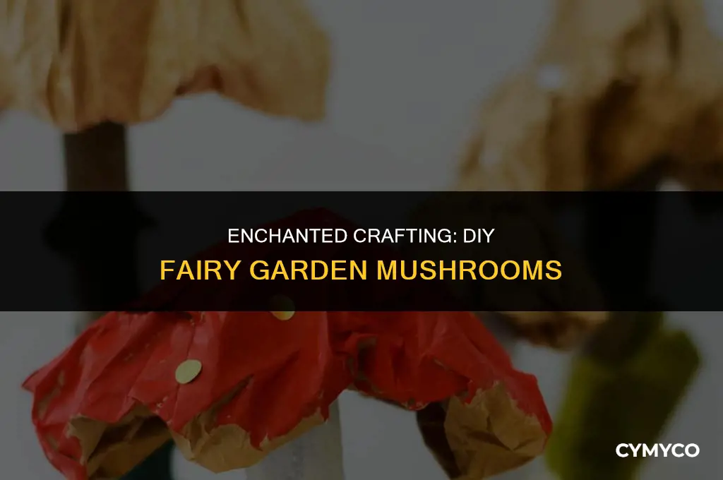how to make fairy garden mushrooms