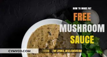 Delicious and Healthy: Fat-Free Mushroom Sauce Recipe
