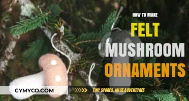 Crafting Whimsy: DIY Felt Mushroom Ornaments for Your Home Decor