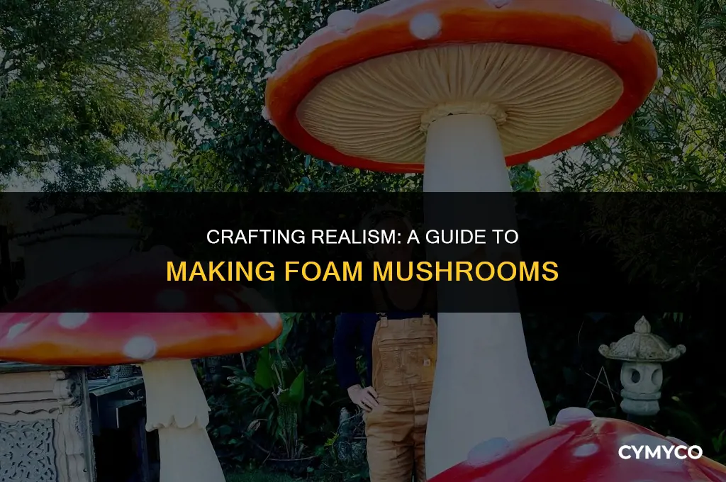 how to make foam mushrooms