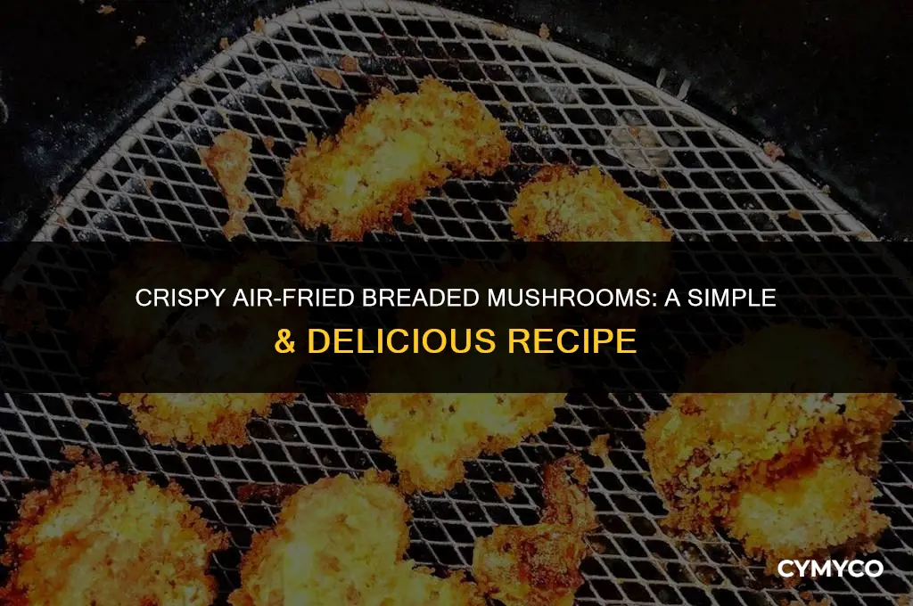 how to make fresh breaded mushrooms in airfryer