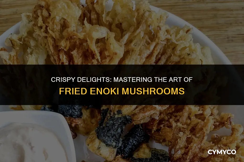 how to make fried enoki mushroom