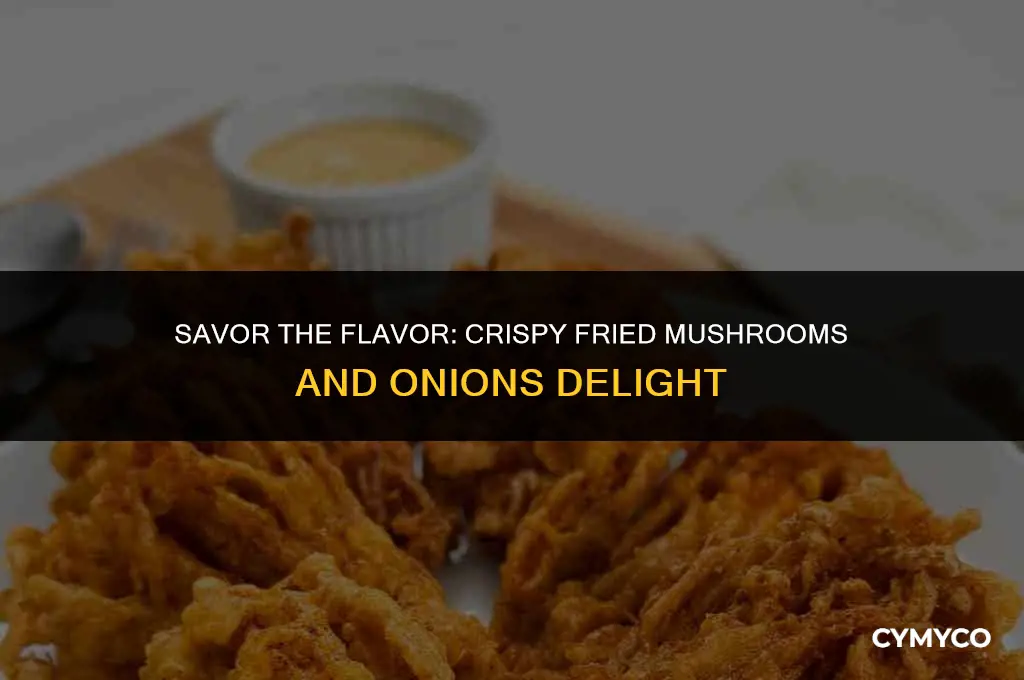 how to make fried mushrooms and onions