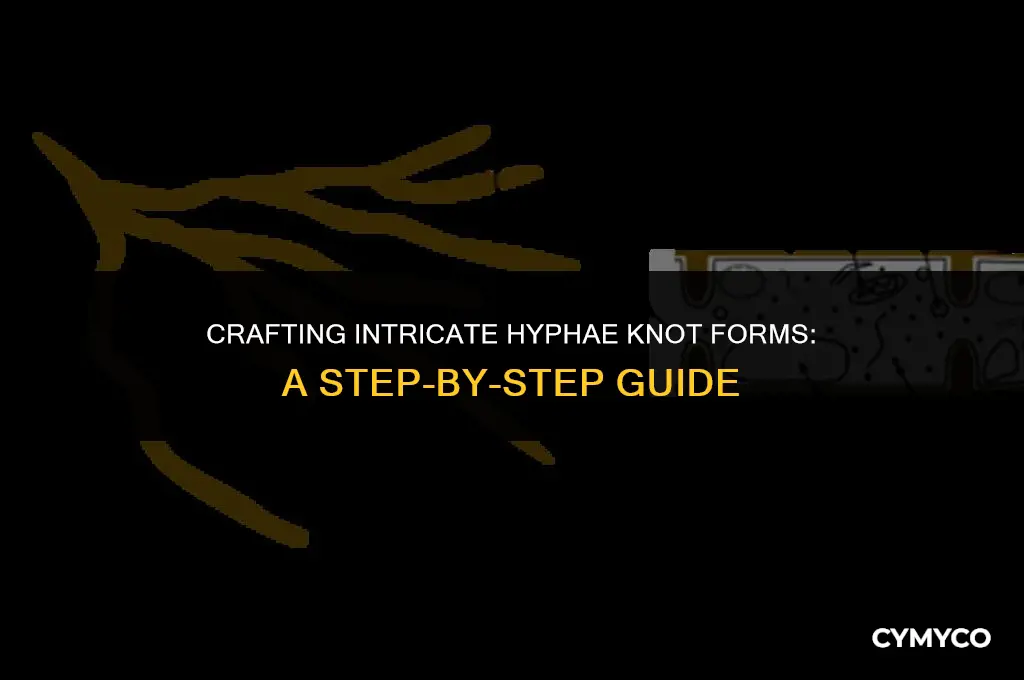 how to make hyphae knot forms
