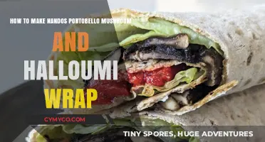 Delicious Portobello Mushroom and Halloumi Wrap Recipe