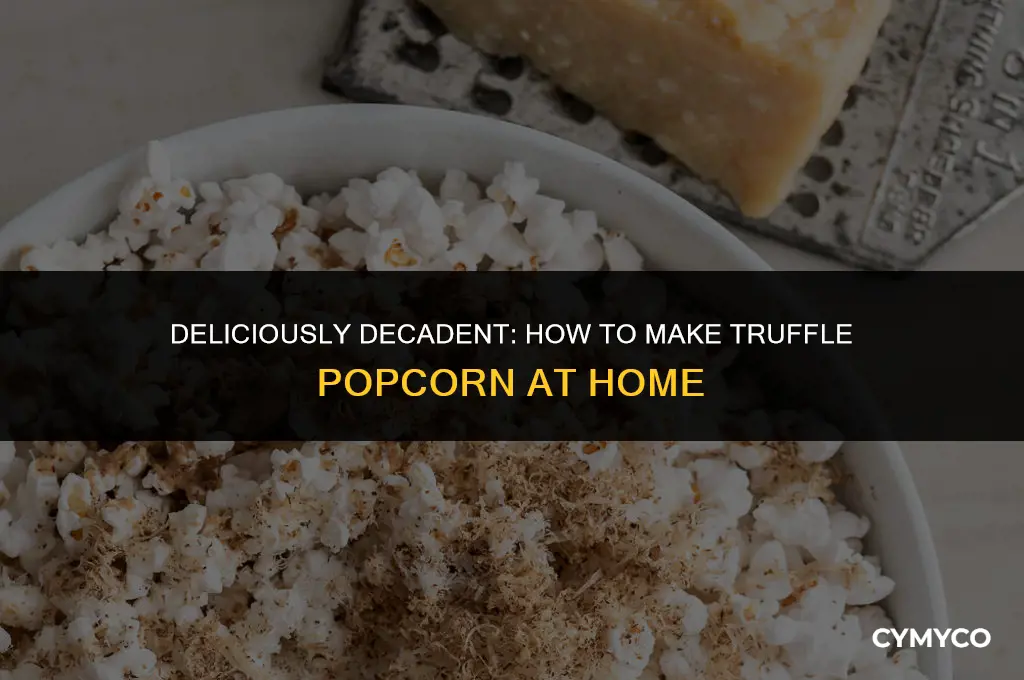 how to make truffle popcorn