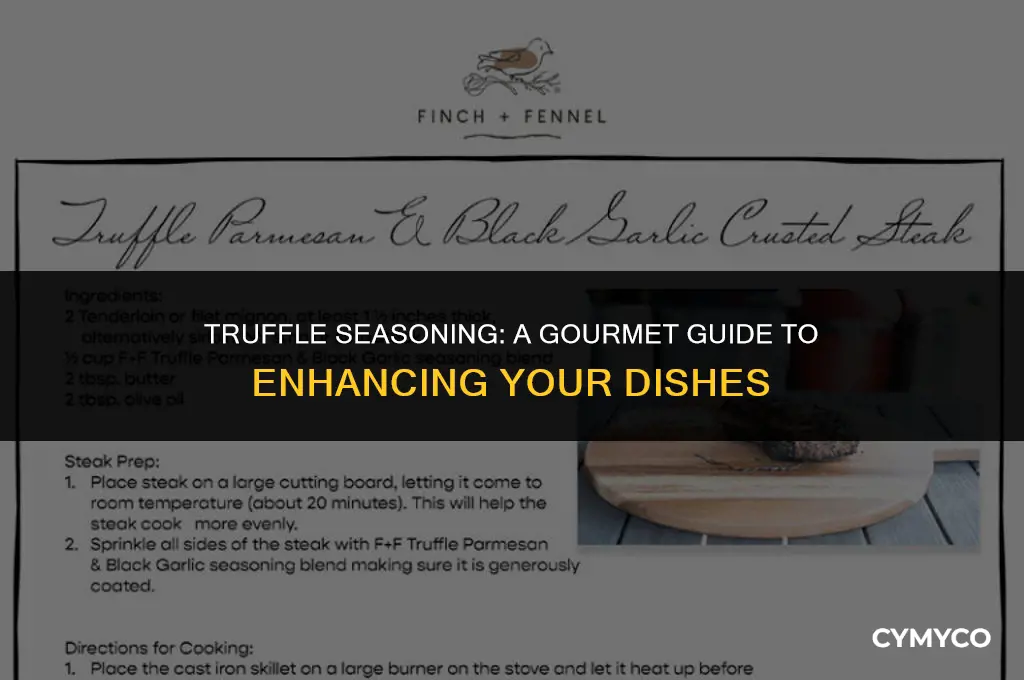how to make truffle seasoning