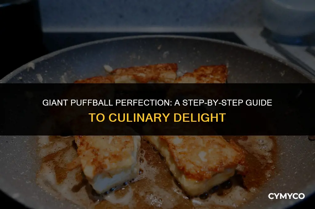 how to prepare a giant puffball