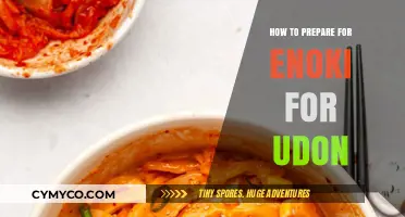 Mastering the Art of Enoki Preparation for Udon Noodles