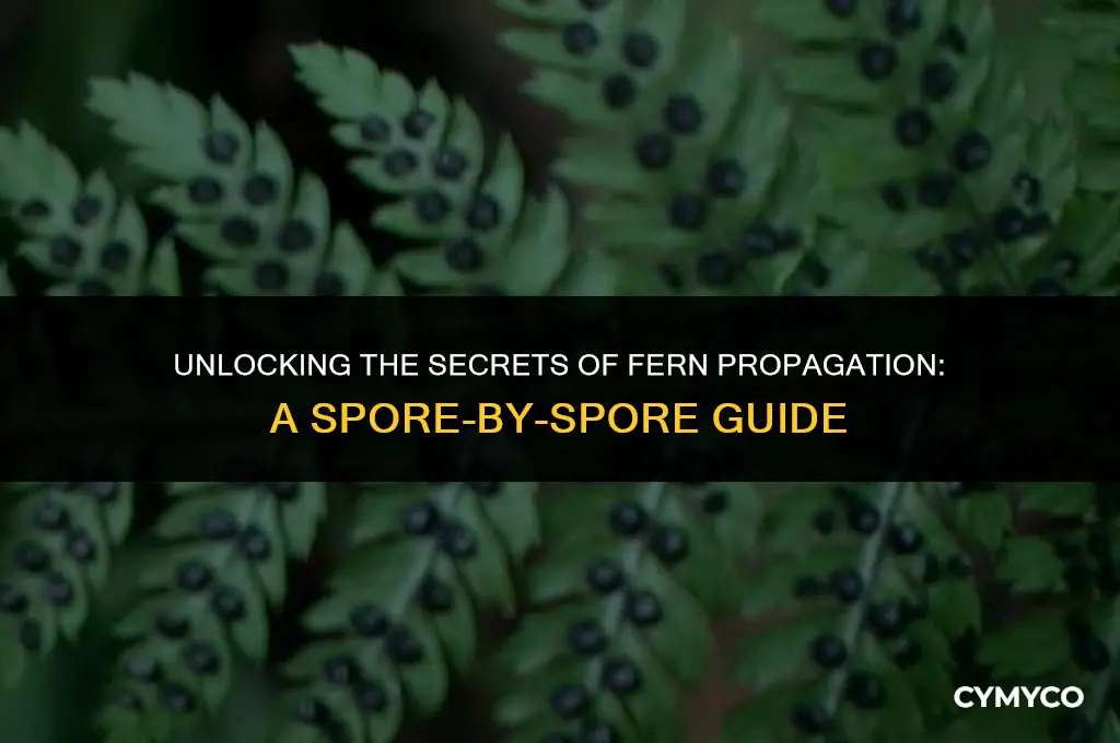 how to propagate fern spores