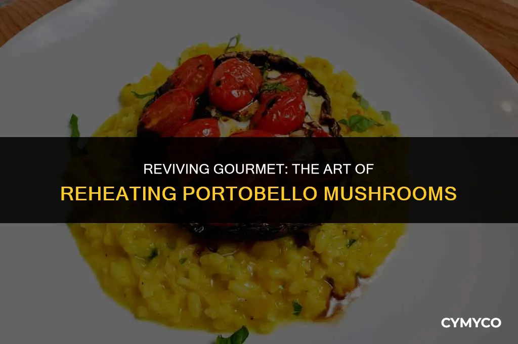 how to reheat portobello mushroom