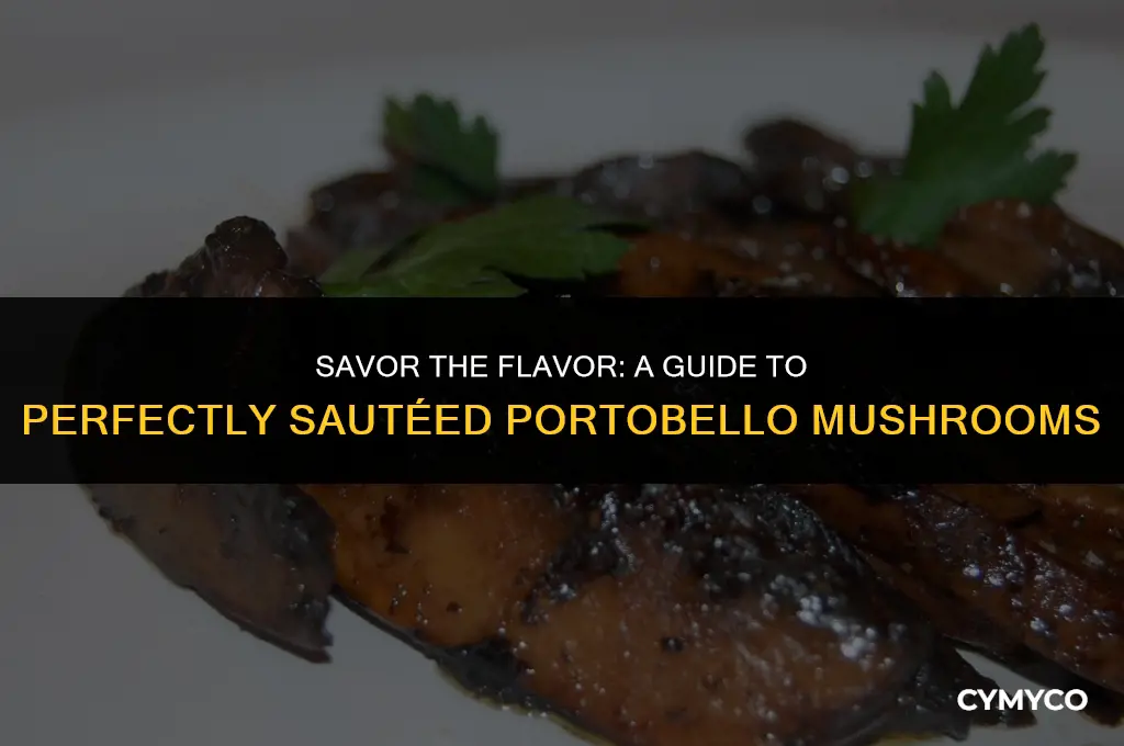 how to saute a portobello mushroom
