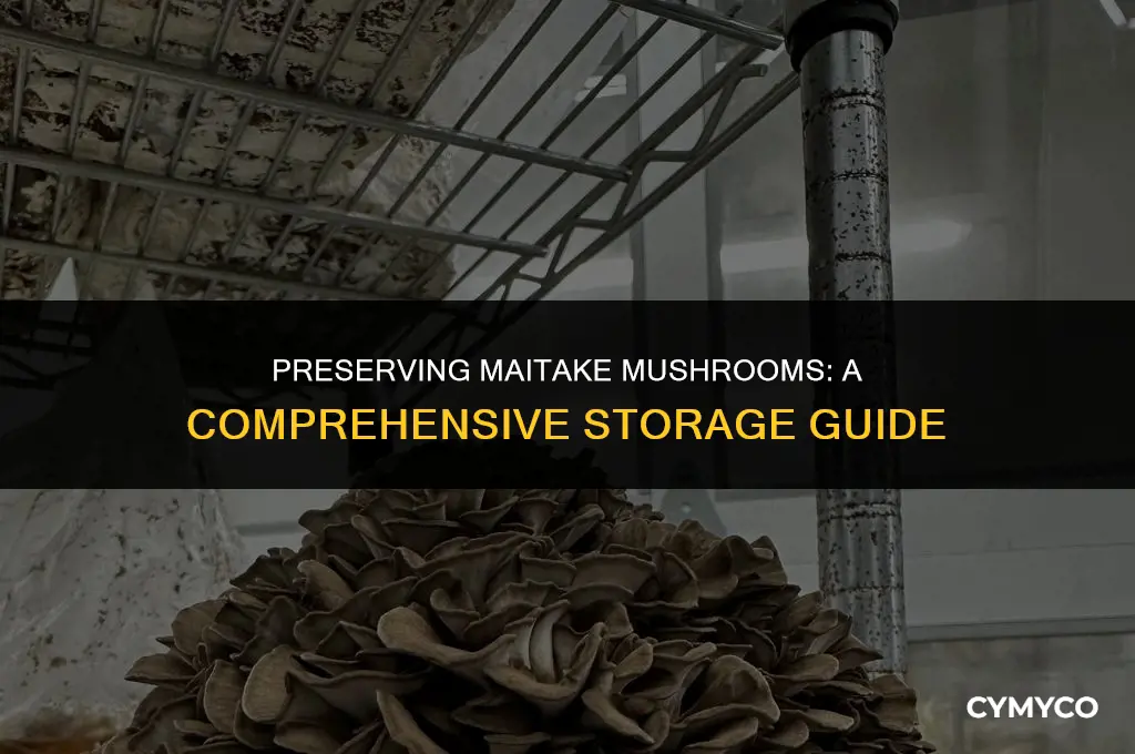 how to store maitake