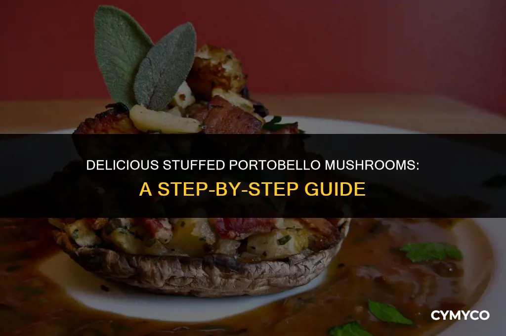 how to stuff a portobello mushroom