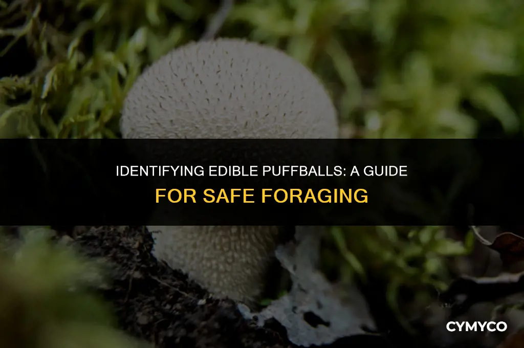 how to tell if puffballs are ok to eat