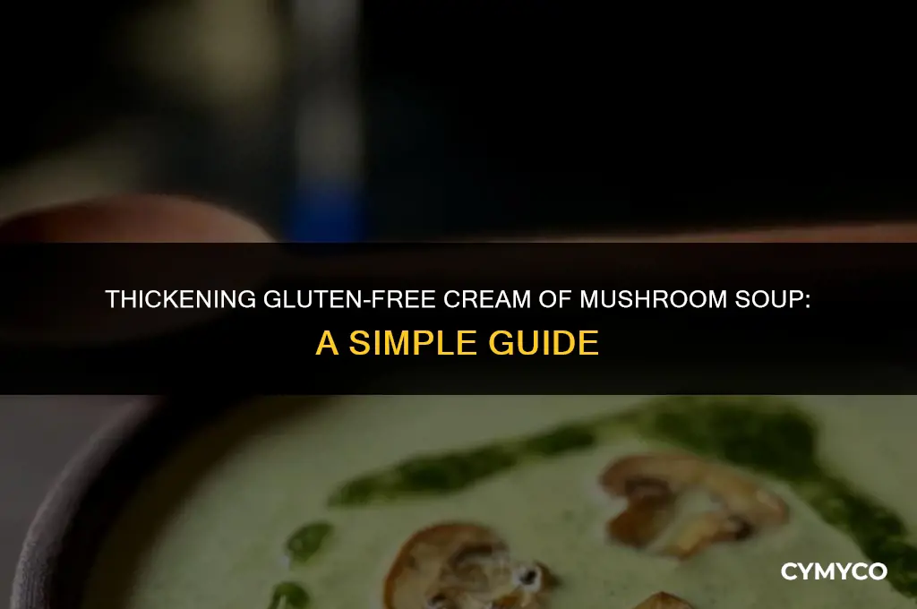 how to thicken gluten free cream of mushroom soup