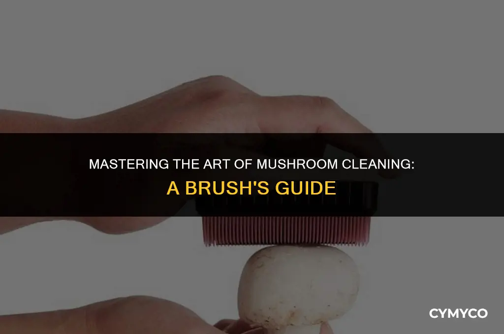how to use a mushroom brush