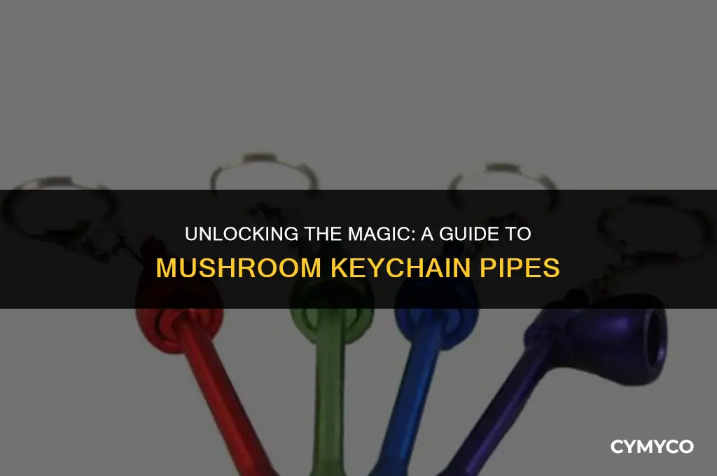how to use a mushroom keychain pipe