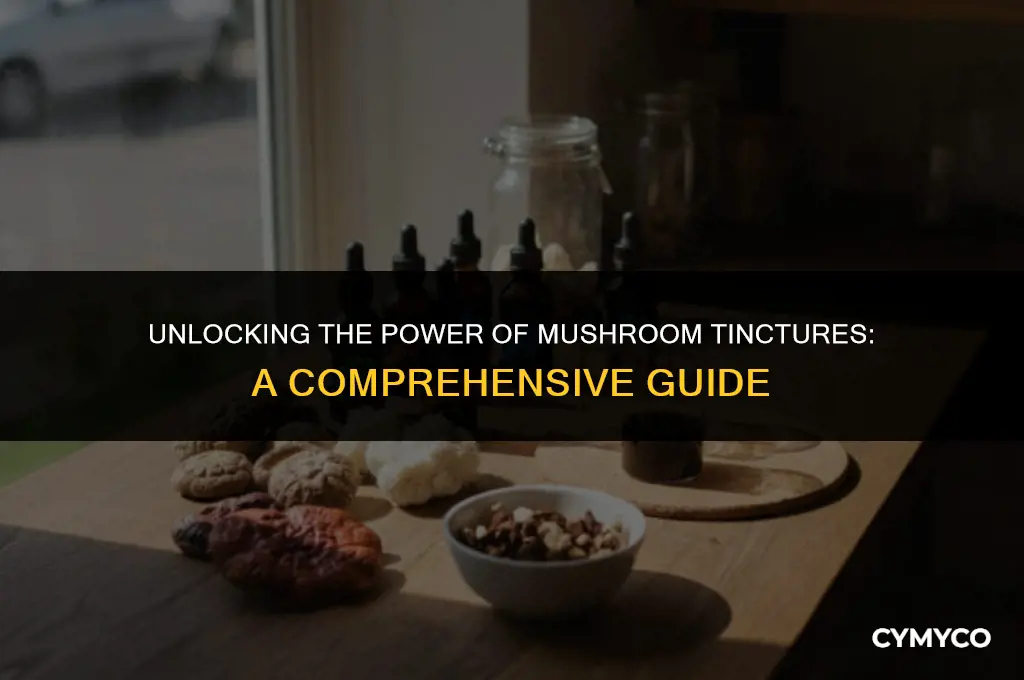 how to use a mushroom tincture