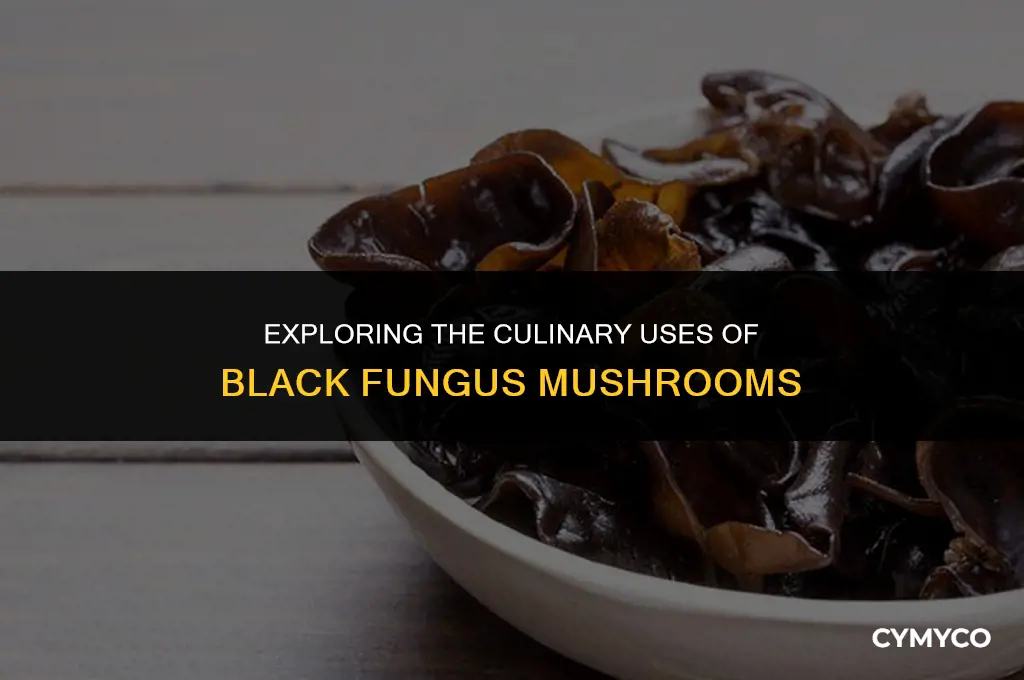 how to use black fungus mushrooms