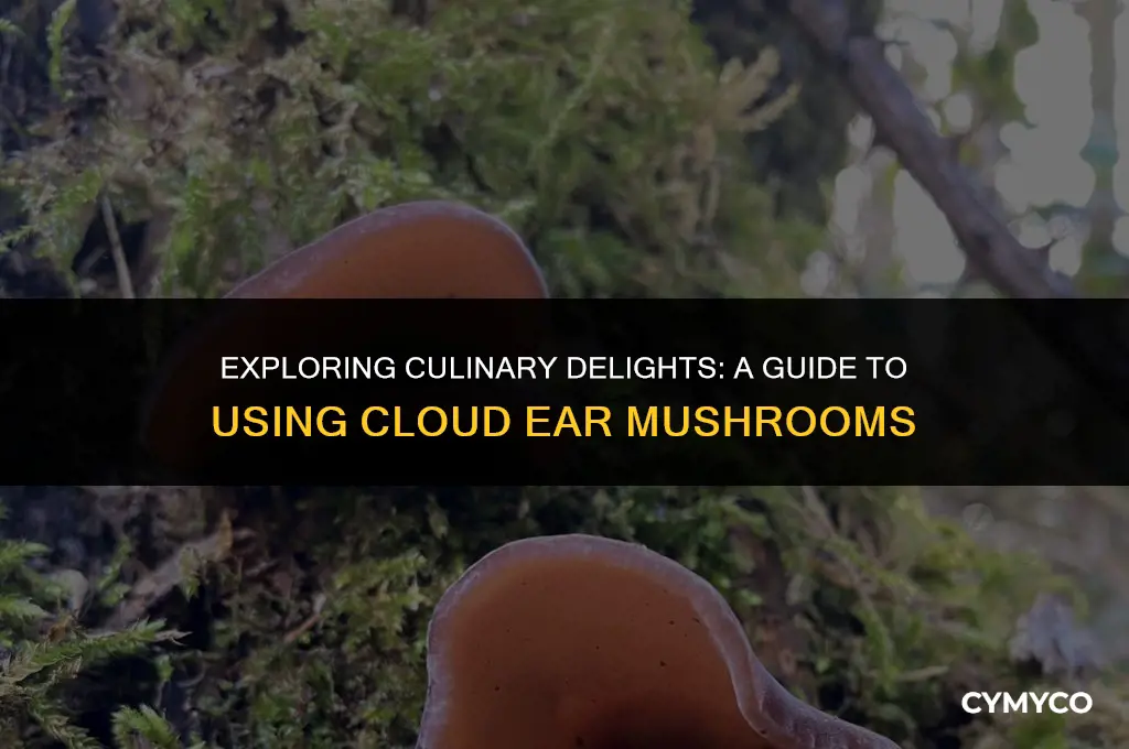 how to use cloud ear mushrooms