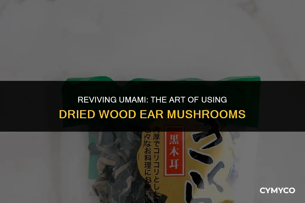 how to use dried wood ear mushrooms