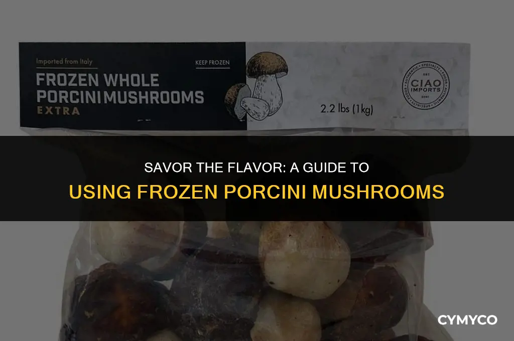 how to use frozen porcini mushrooms