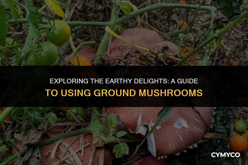 how to use ground mushrooms