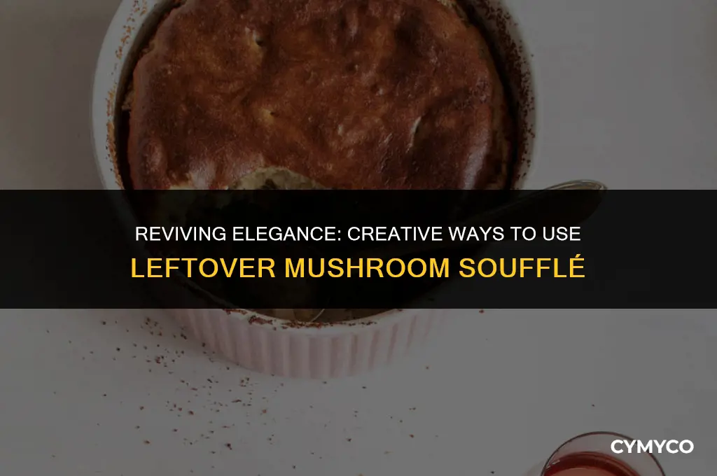 how to use leftover mushroom souffle