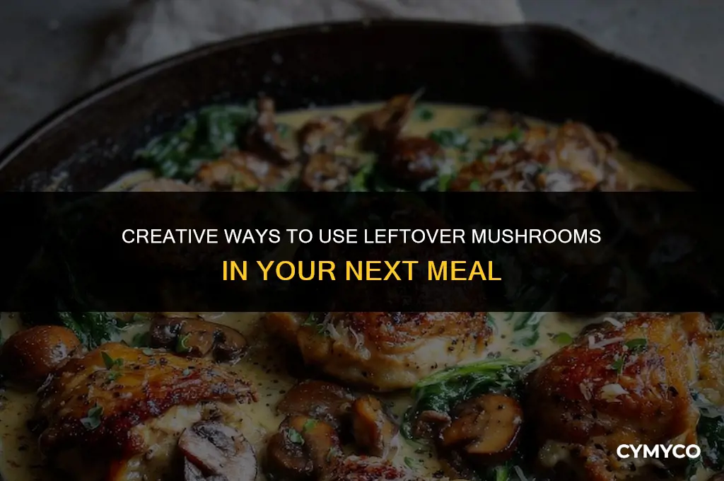 how to use leftover mushrooms