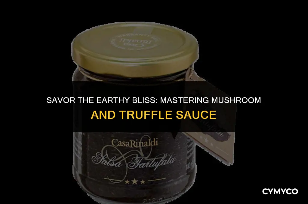 how to use mushroom and truffle sauce
