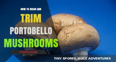 Mastering the Art of Cleaning and Trimming Portobello Mushrooms