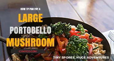 Savor the Flavor: Pan-Frying a Large Portobello Mushroom to Perfection