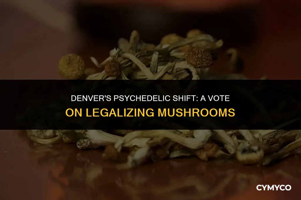 is denver voting to legalize mushrooms