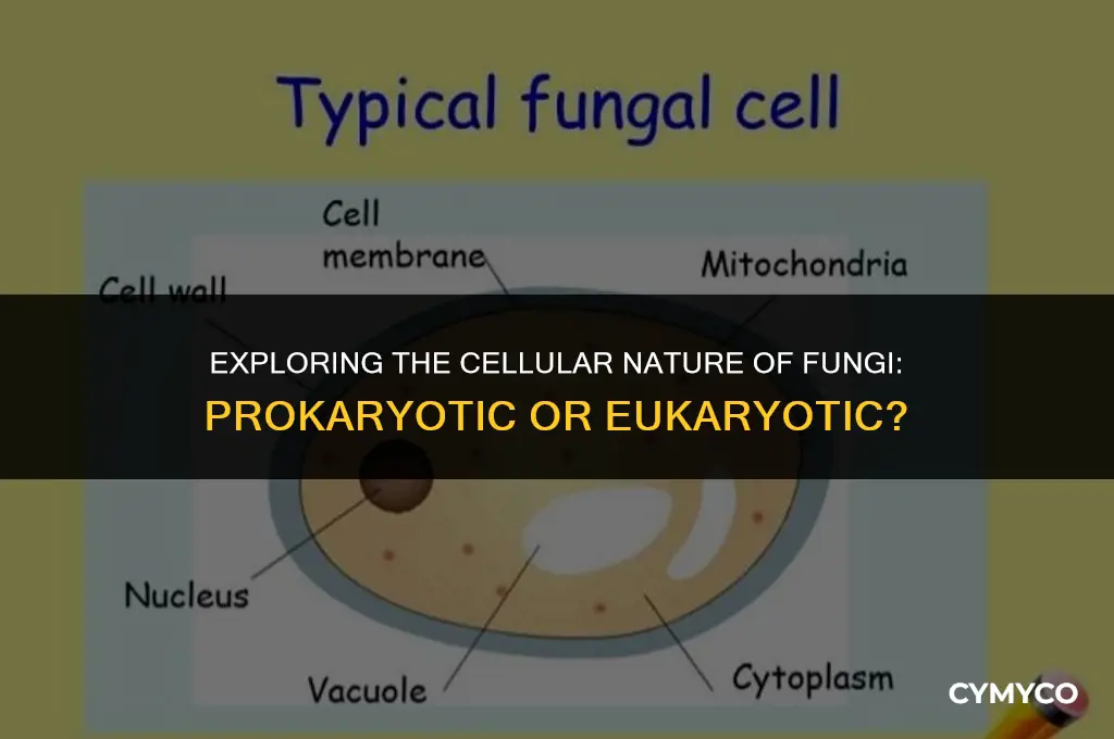 is fungi a prokaryotic cell