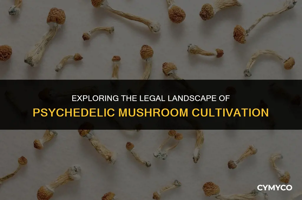 is it illegal to grow psychedelic mushrooms