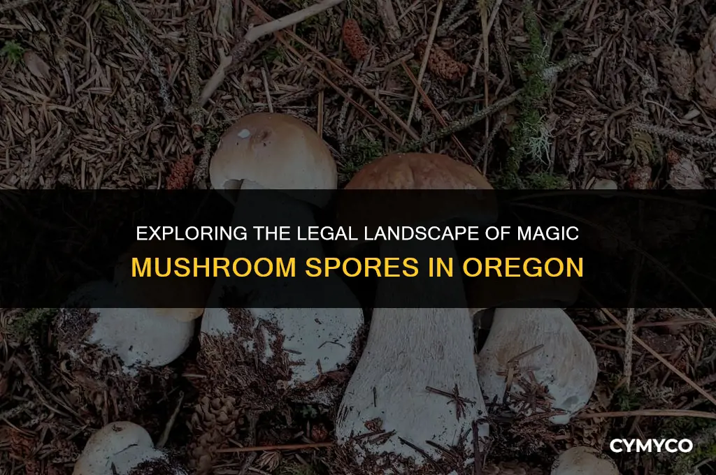is it illegal to sell magic mushroom spores in oregon