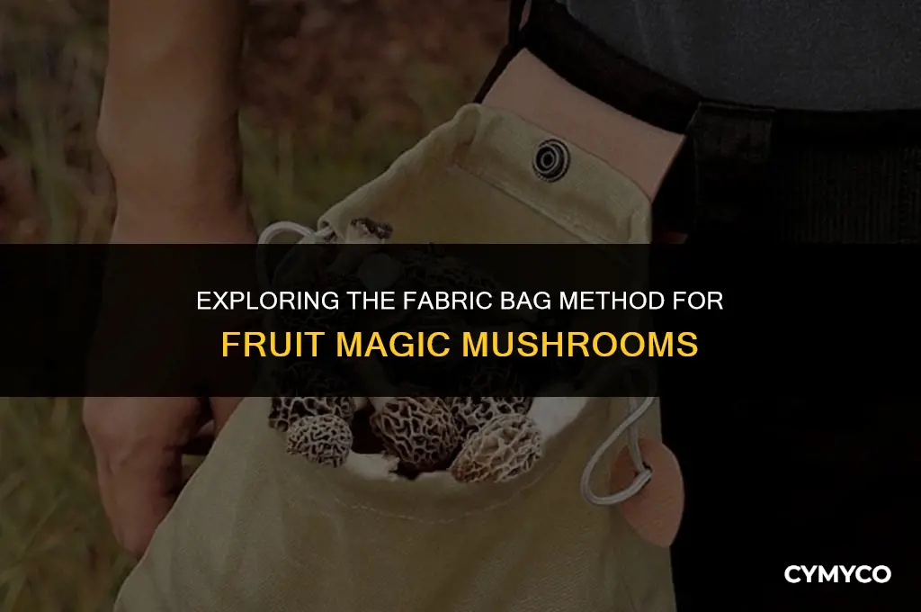 is it okay to fruit magic mushrooms in fabric bags