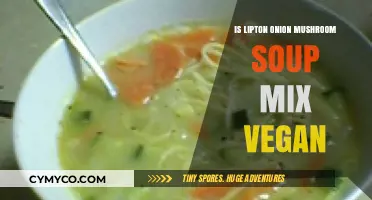 Is Lipton Onion Mushroom Soup Mix Vegan? A Detailed Analysis