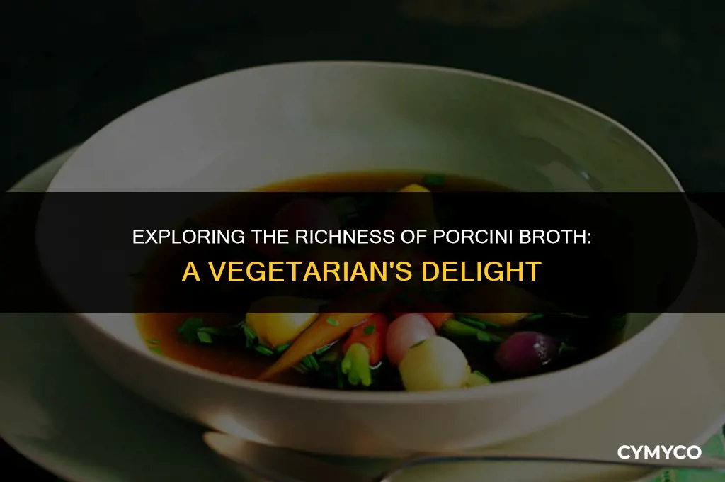 is porcini broth vegetarian