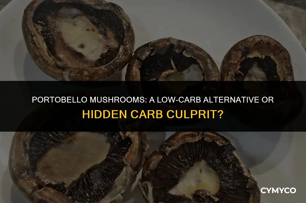 is portobello mushroom a carb