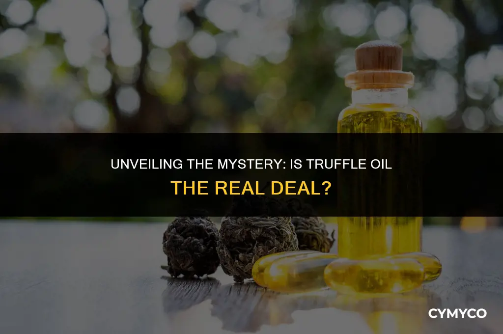 is truffle oil real