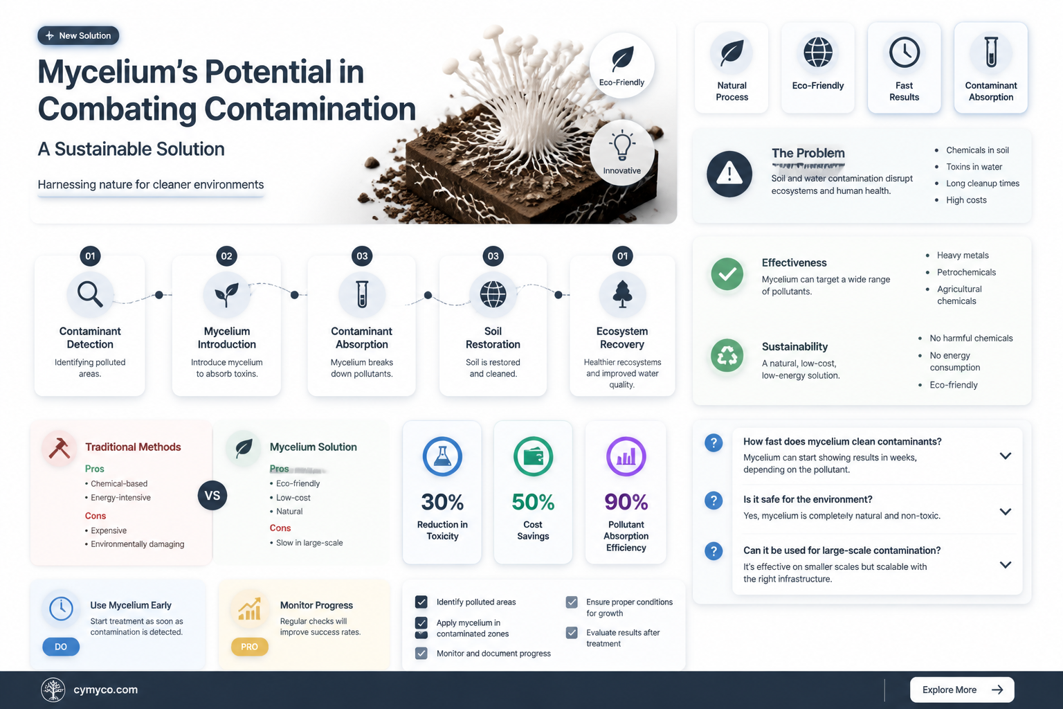 can mycelium beat contamination
