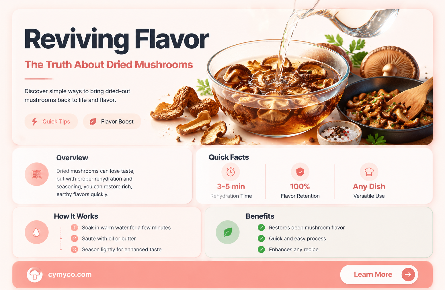 are dried out mushrooms ok to eat